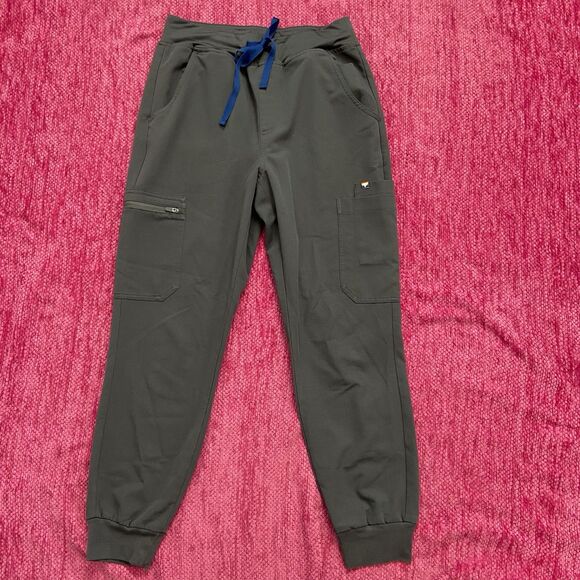 Figs Zamora High Waist Jogger Scrub Pants Limited Edition Pride Gray Size Small - Picture 1 of 10